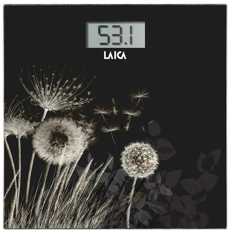 Laica PS1080 Personenwaage Quadratisch Schwarz, Weiß Elektronische Personenwaage
