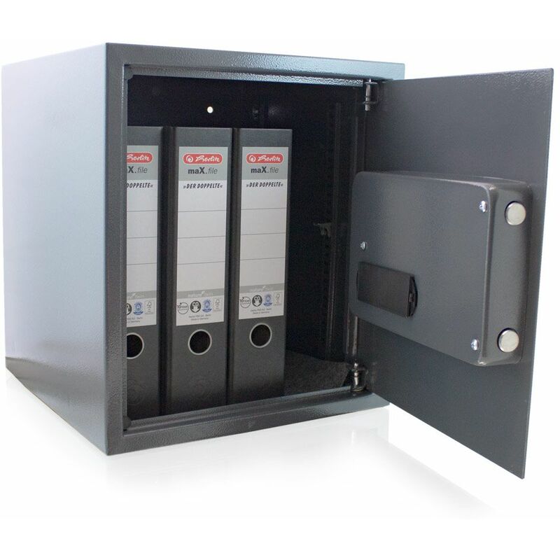 Bituxx Elektronischer Akten Safe Tresor Wandtresor Wandsafe Geldschrank Möbeltresor Stahlschrank Geldsafe Geldtresor Panzerschrank Dokumententresor