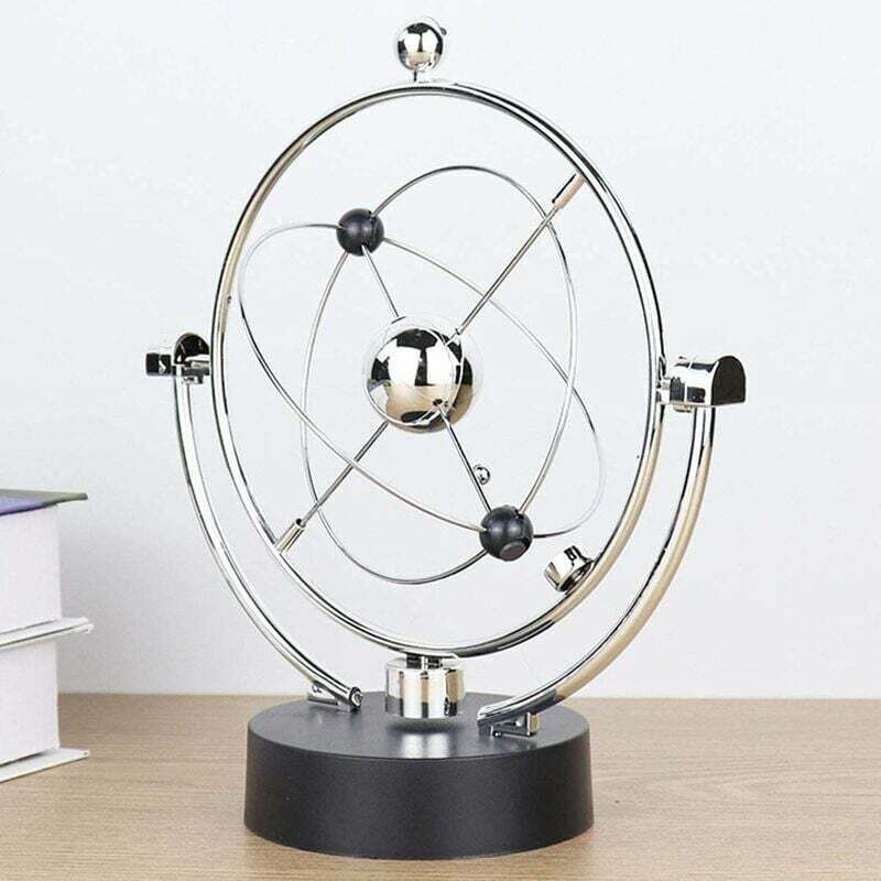 Elektronisches Perpetuum Mobile, Perpetuum Mobile, kinetische Energie, magnetische Kunstobjekte, Asteroidenkugel, Balancekugel, Dekoration fürs