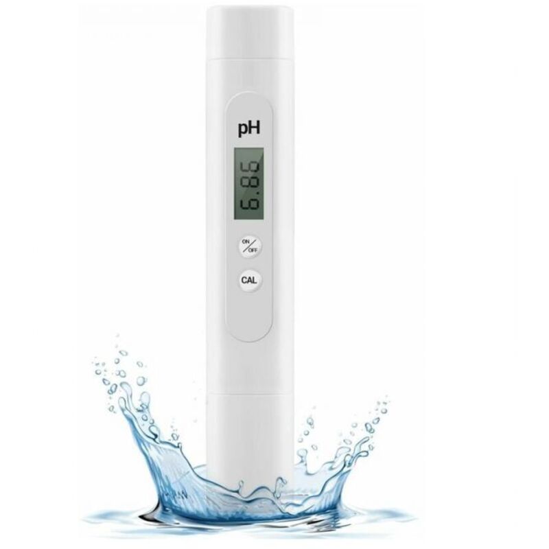 Elektronisches pH-Meter, 0-14 pH-Messbereich, Hochpräzises Pool-pH-Meter, pH-Meter für Pools, Aquarien, Trinkwasser mumu