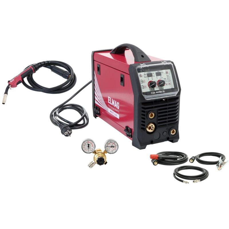ELMAG Multifunktions-Schweißinverter P3S 1825M 2L / ECO-SET Multi Line, MIG/MAG, MMA, WIG, tragbar