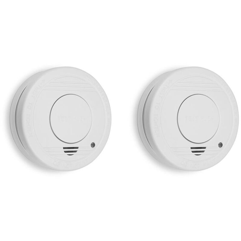 Smartwares Rauchmelder RM250 2er Set, 5 Jahre Batterie Rauchmelder