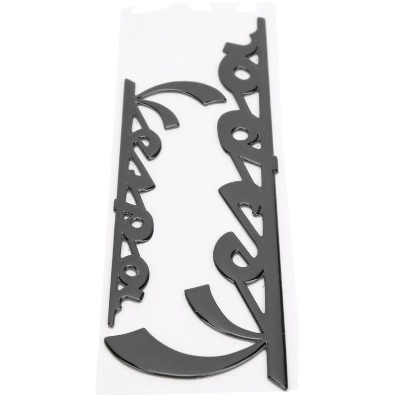 Ej.life - Emblem-Aufkleber, Emblem-Aufkleber 3-dimensionaler Aufkleber für Vespa GTS300 LX125 LX150 ie Sprint Primavera 300 lx lxv Super (Schwarz)