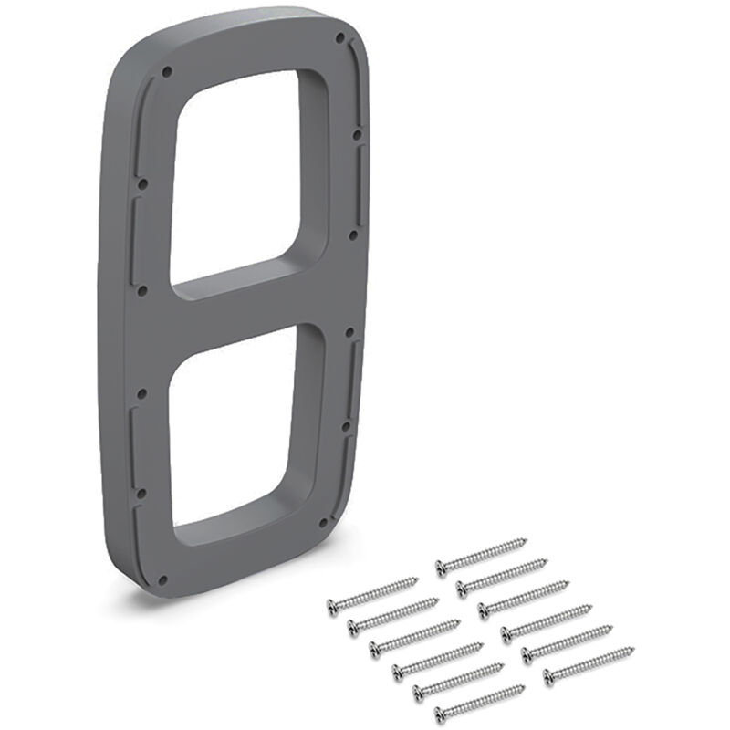 Emuca - Satz Sling Side Shelf Hanger Side Panel Set für Sling Garderobenbügel, Kunststoff, Titankunststoff