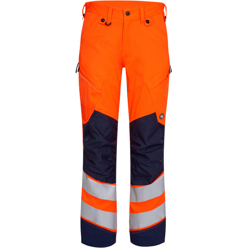 ENGEL Warnschutz Bundhose Safety Herren 2544-314 Gr. 24 orange/blue ink