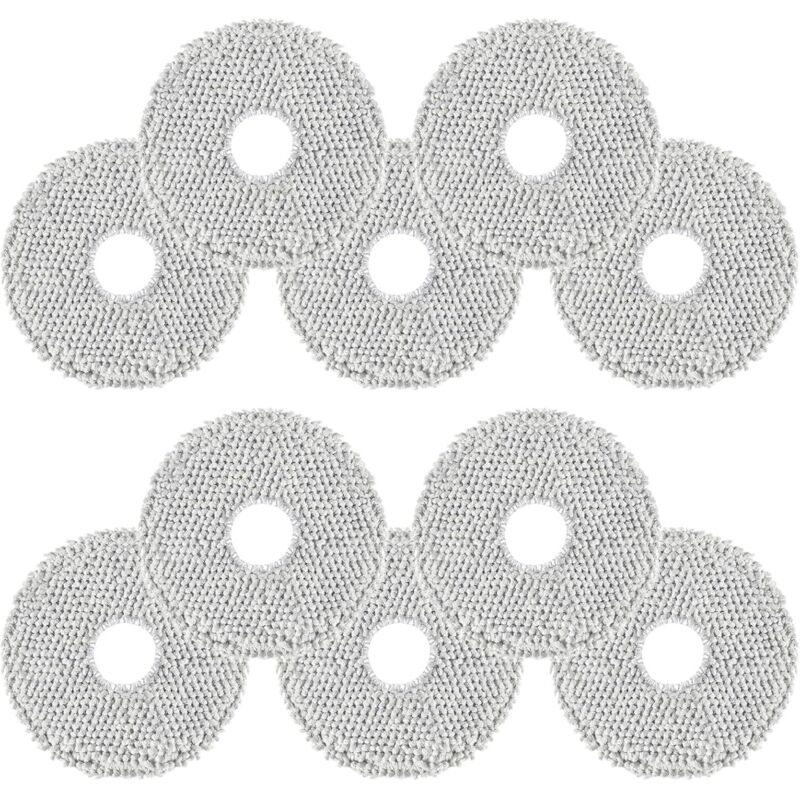 Ensemble de 10 pièces pour aspirateurs robots Dreame L10s Pro Ultra Heat/X40 Ultra/X50 Ultra/L40 Ultra/MOVA E30 Ultra/L20 Ultra, lingettes de