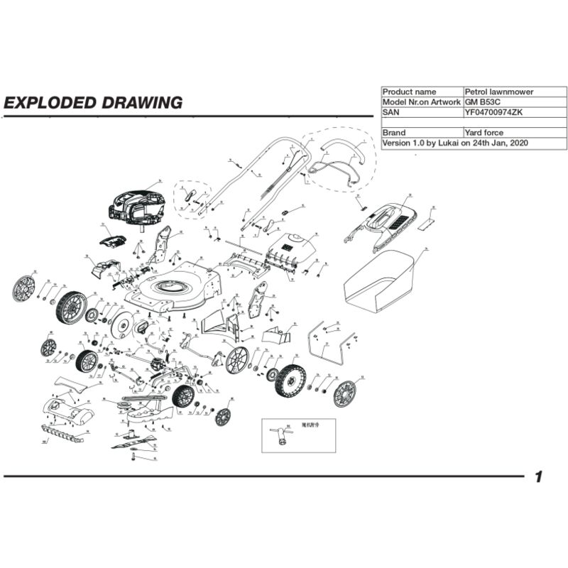 Sumec - Ensemble de ressort de tension de boîte de vitesses - 1251009001 pour gm B53C