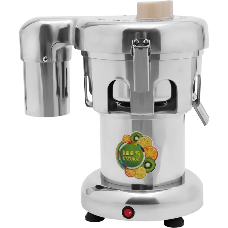 Entsafter, kompakte elektrische Entsafter mit 600W, Edelstahl elektrische Entsafter, 2800r / min, 85mm presse Entsafter Saft Entsafter 370W