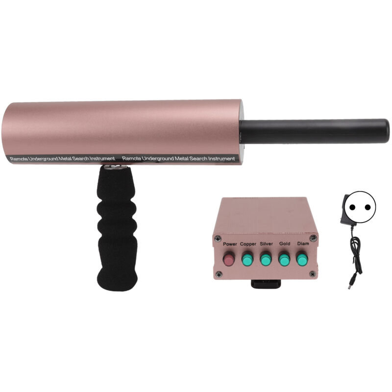 14m Tiefe Ak Metalldetektor 800m Range Aluminium -Finder -Scannerausrüstung 100‑240 v eu Stecker Roségold - Eosnow
