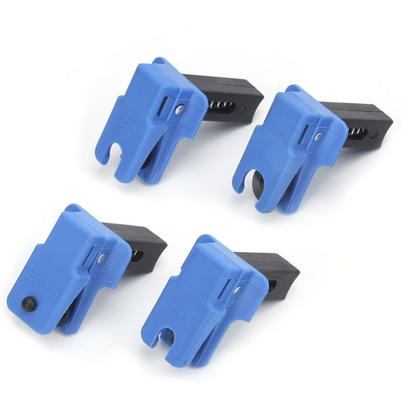 Eosnow 4pcs Ölrohrklemme vertikales Auto Reparatur -Wartungspunkt -Zubehör -Zubehör für mehrere Größe