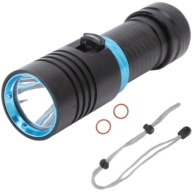 5000LM Tauchen Taschenlampe IPX8 100m Unterwasser Wasserdicht Stufenlos Dimmbare L2 led Perlen Scuba Dive Lichter Für Tauchen - Eosnow