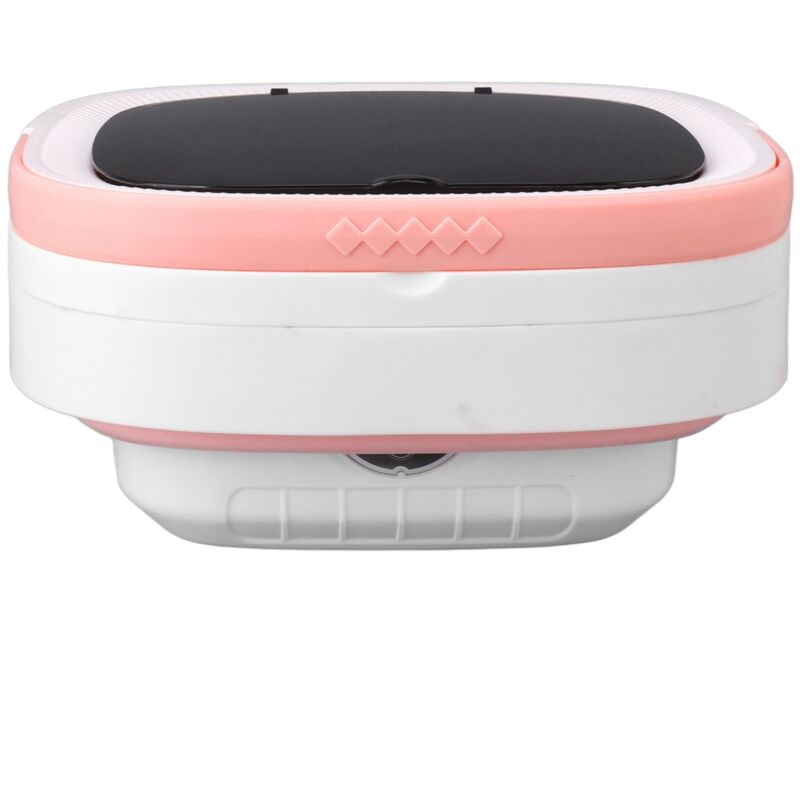 7.5L Mini Tragbarer Eimer -Waschmaschine Faltbare Waschmaschine mit weicher Spin -Trocken- und Abflussrohr 100‑240V Pink eu Stecker - Eosnow
