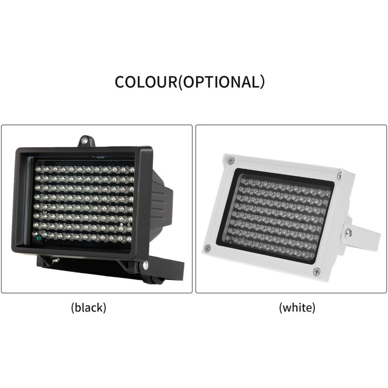 Eosnow 96 LEDs IR Illuminator Array Infrarot -Lampen Nachtsicht Außenwasser wasserdicht für CCTV -Überwachungskamera