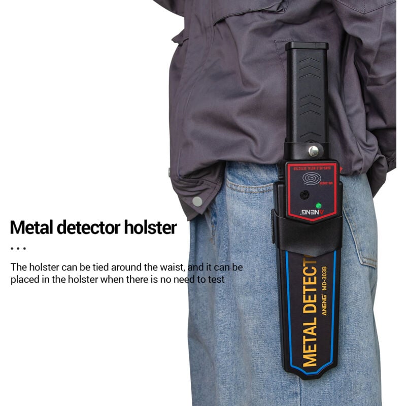 Eosnow - Aneng MD-303B Metalldetektor Tragbarer Finder Professioneller Sicherheit Hochsensitivitätssicherheit Inspektionsinstrument Prüfung Hall