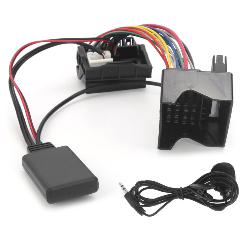 Eosnow - Auto Bluetooth 5.0 aux-in Kabel Audio Adapter Passend für Citroen C2/ C3/ C4/ C5/ C6 mit Mikrofon