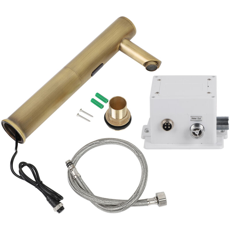 Automatische Sensor Badezimmerbecken Hände kostenlos Wasser Wasserhahnmischer Waschhaken Vintage Vintage - Eosnow