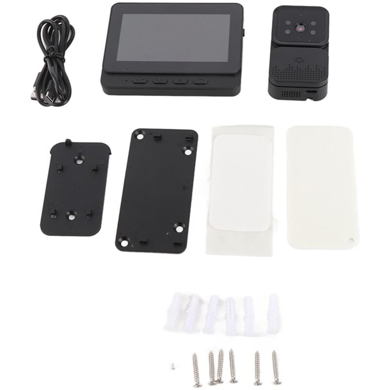 Drahtlose Türklingelkamera 4.3in ips -Bildschirm 2.4G Intelligent hd Nachtsicht Videos Überwachung Visueller Gegenstand - Eosnow