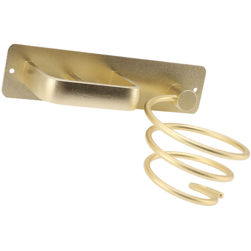 Eosnow Haartrocknerhalter, Haarglätter, Aufbewahrungshalterung, Rack, Platz, Aluminium, Heimdekoration