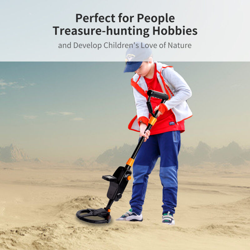 Eosnow Metalldetektor für Erwachsene und Kinder hohe Empfindlichkeit mit dem LCD -Bildschirm Einstellungsschatzschatzfinder Tonalarmjagd -Werkzeug