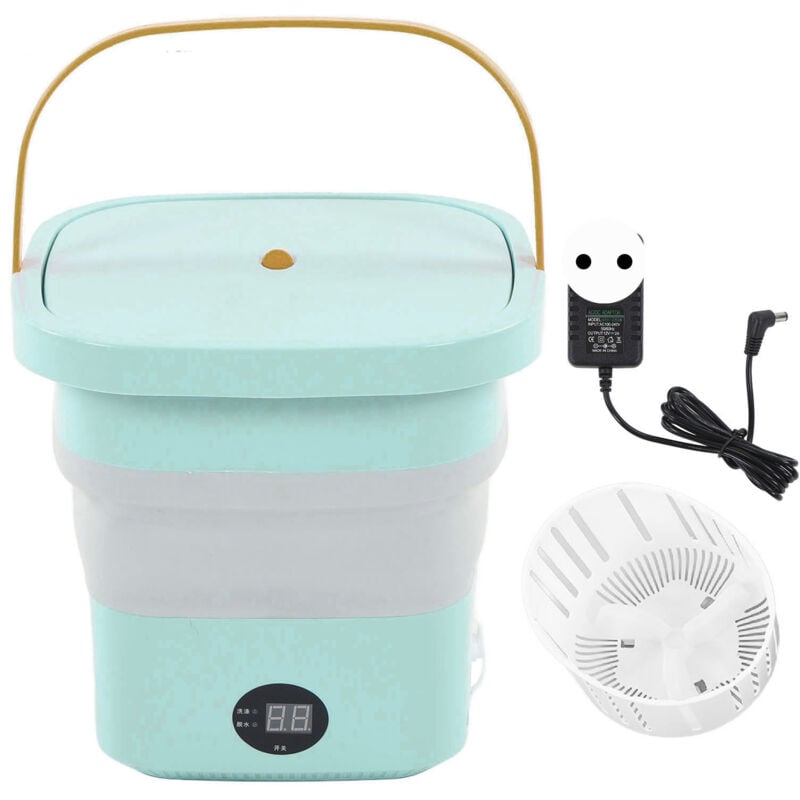 Jeffergarden - Eosnow Mini Tragbare Bucket Waschmaschine 6L Faltbare Automatikwaschmaschine mit lcd -Panel -Anzeige für Drom rv Travel Apartment