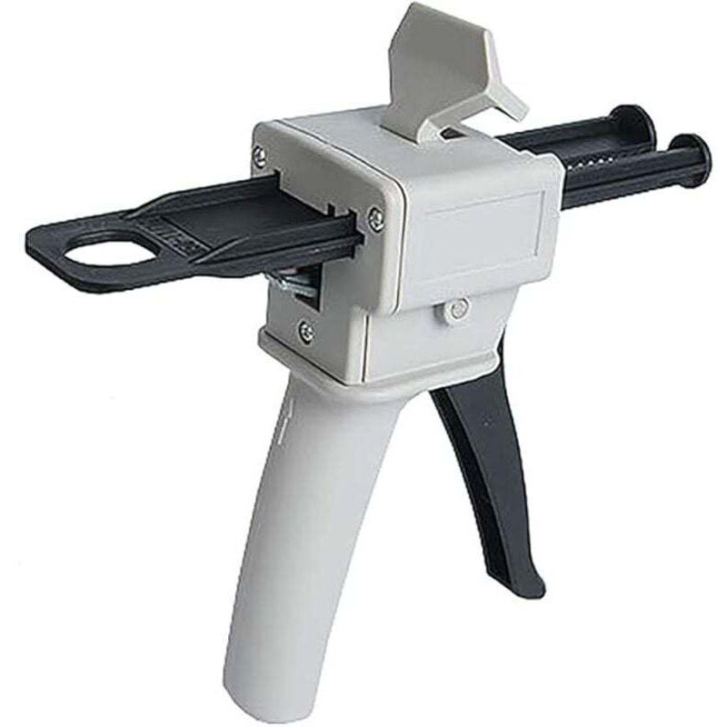 Epoxidharzpistole mit 50 ml Dosiervolumen, AB-Epoxidharz-Klebepistolengriff zum Mischen des Klebstoffs im Mischungsverhältnis 1:1 und 2:1 (Pistole).