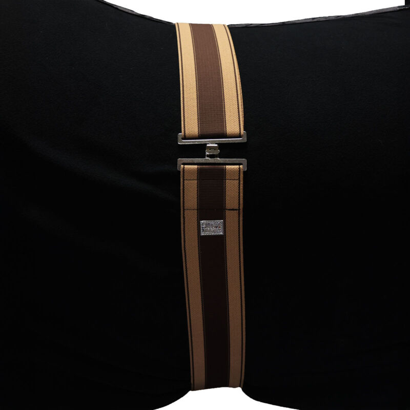 Elastischer Gurt für Pferdedecken, mokka-beige - Einheitsgröße - Equest