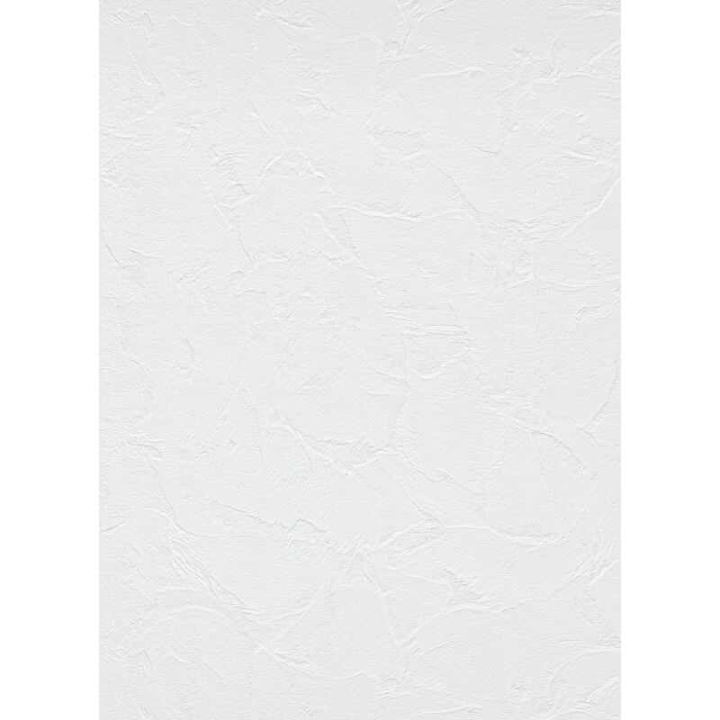 Erismann - Vinyltapete Putzstruktur weiß 15 x 0,53 m Tapeten