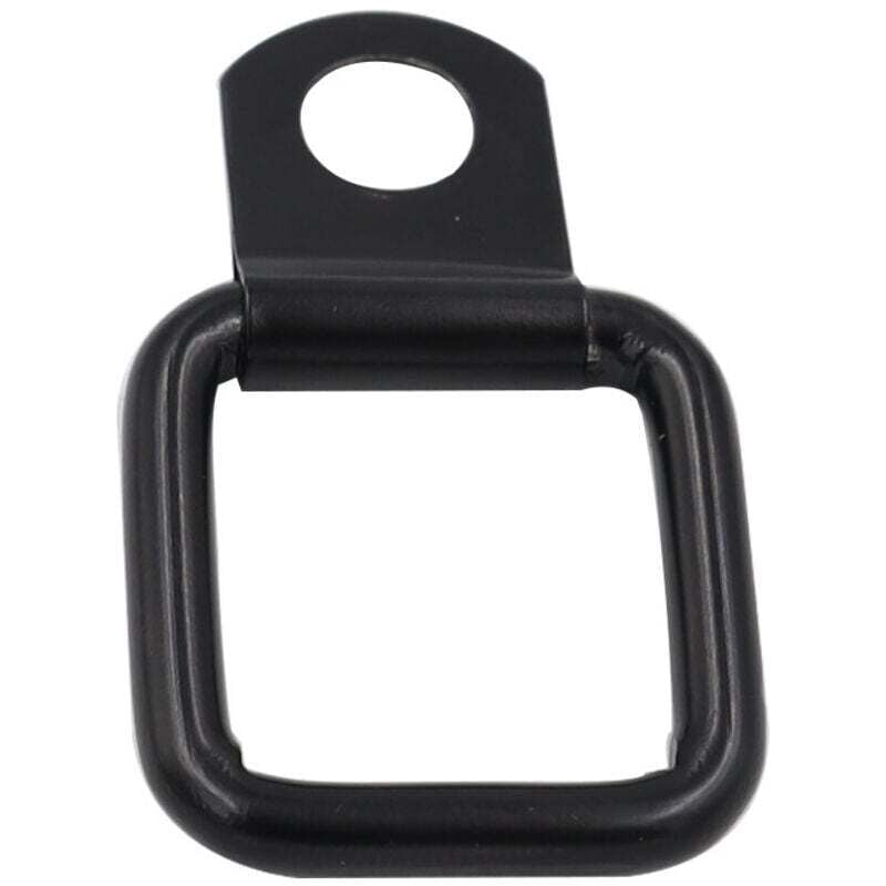 Ersatz-D-Ring-Anker, D-Ring-Befestigungsanker, Festmacherhaken, Festmacher-D-Ring (8er-Packung schwarz)