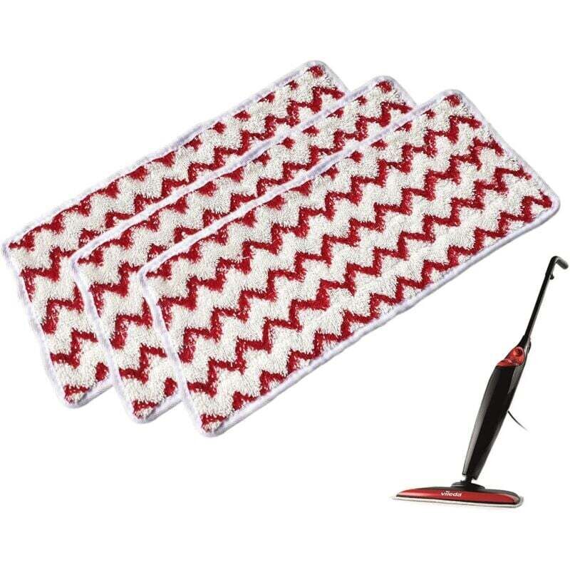 Ersatz-Dampfmop-Pads aus Mikrofaser, wiederverwendbar, 5 Stück, für Vileda Steam xxl Steam Mop