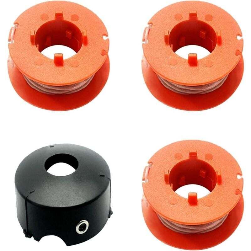 Ersatz-Fadenspulen für Bosch ART 23/26/30 Combitrim 23/26 Easytrim Trimmer, für Bosch Einzelfadenspule F016800175, mit 1 für Bosch Spulenabdeckung