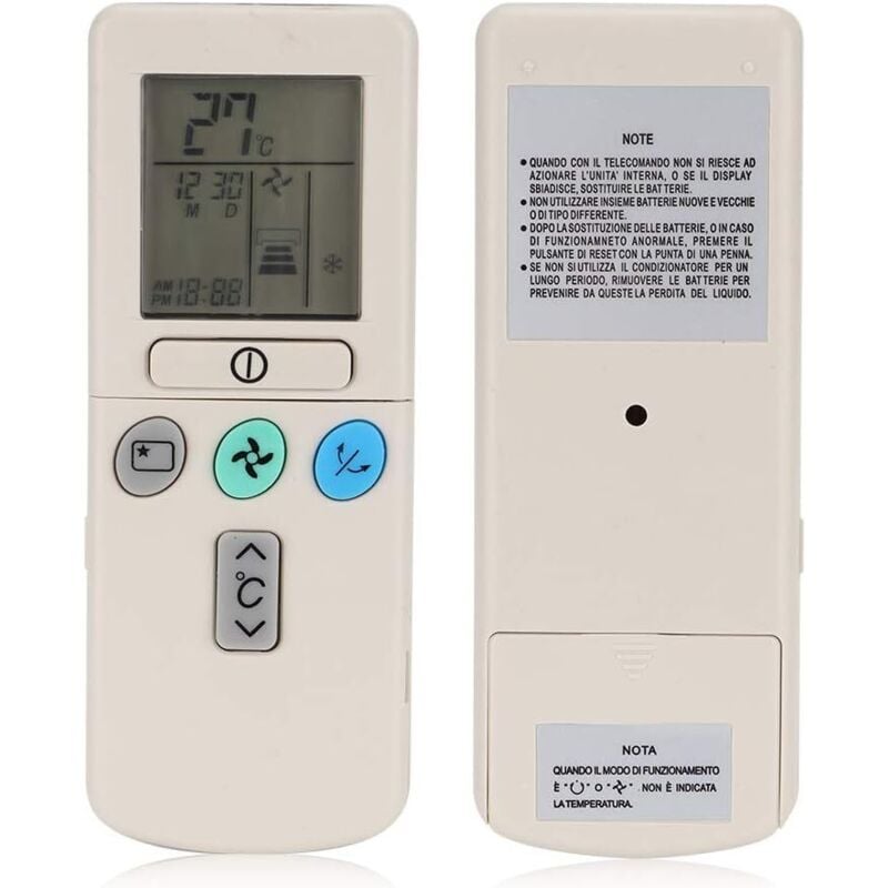 Ersatz-Klimaanlagen-Fernbedienung Kühlung, anwendbare Universal-Klimaanlagen-Fernbedienung für Hitachi RAR-2A1 RAR-52P1 RAR-2SP1 RAR-3U4 RAR-2P2