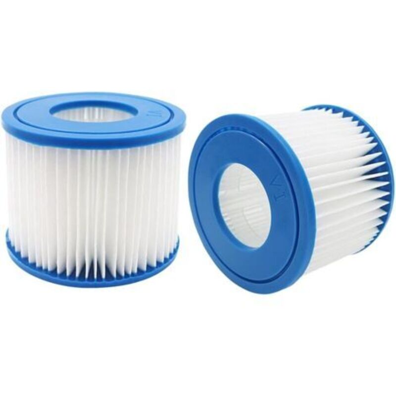 Ersatz-Poolfilter für Bestway, Filterkartusche Größe VI, kompatibel mit Lay-Z-Spa, für Miami, Las Vegas, Palm Springs, Paris und Monaco (2 Filter),