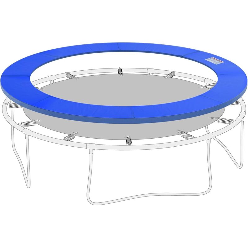 Ersatz-Trampolin-Schutzpolster Ø 244 cm UV-beständige, reißfeste Trampolin-Federabdeckung Blau