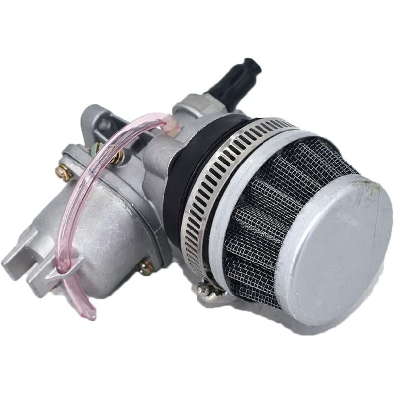 Ersatz-Vergaser für Pocket Bike 47 cc 49 cc, Motorvergaser, Vergaser mit Luftfilter-Pod, 2-Takt, für Mini, für Quad, ATV, Dirt Bike, MiniMoto, Go