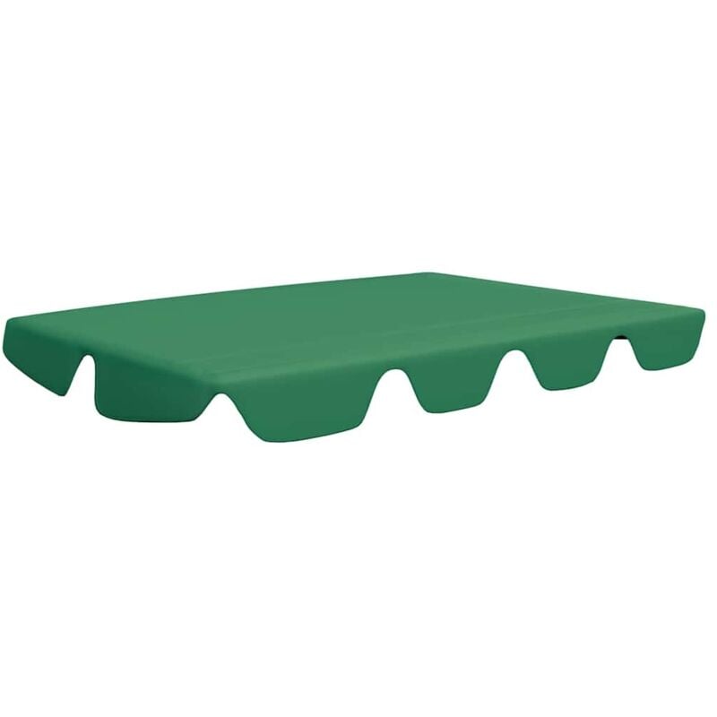 Ersatzdach für Hollywoodschaukel Grün 188/168x145/110 cm Vidaxl