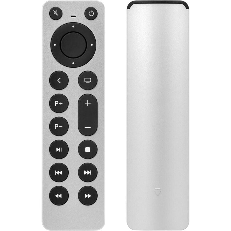 Ersatzfernbedienung für Apple TV 4K/HD, 1. 2. 3. 4. 5., A1294/A1218/MA711 A1378/MC572 A1427/MD199 A1625/MGY52/MLNC2 A1842/MQD22/MP7P2, für Apple TV