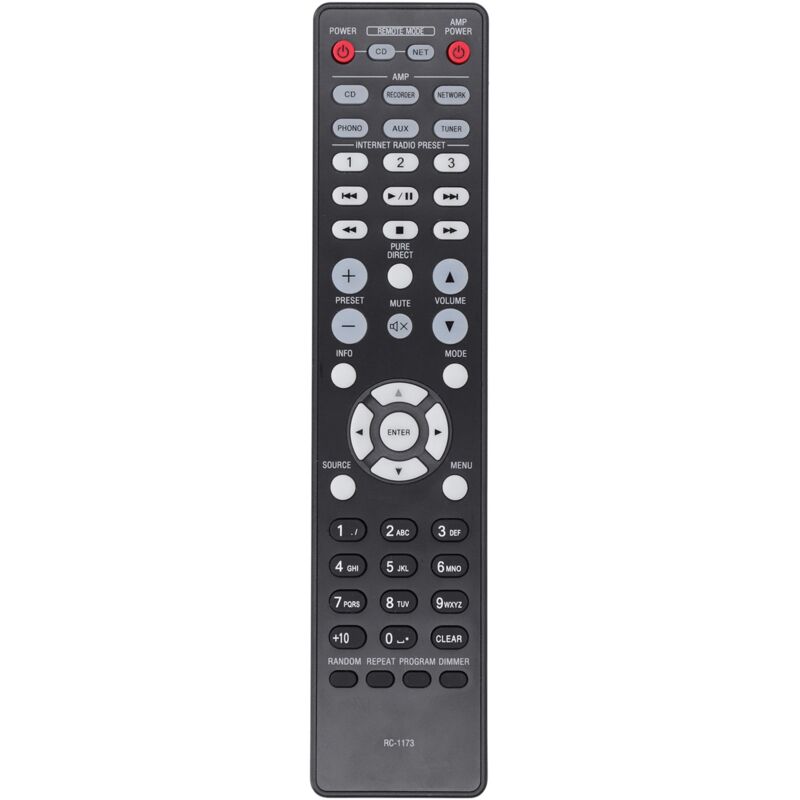 Ersatzfernbedienung für DENON RC-1173, PMA-720AE, PMA-520AE, DCD-720AE, DCD-520AE