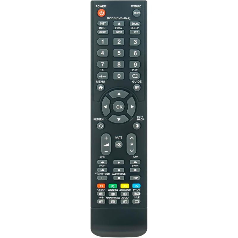 Ersatzfernbedienung für FUNAI LCD-Fernseher LT850-M26 LT850-M32 NF031RD NF028RD LT850M26 LT850M32