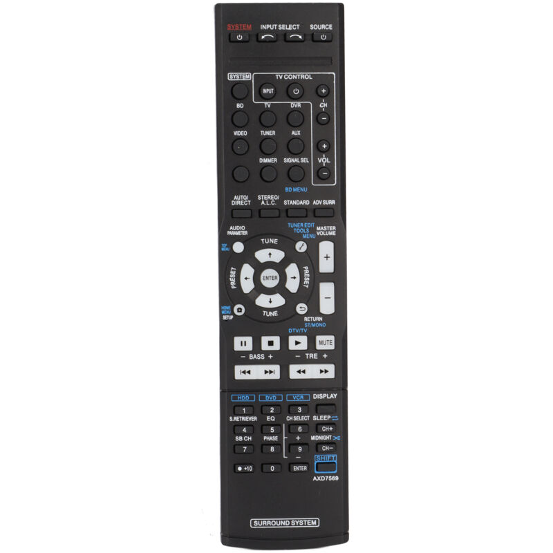 Ersatzfernbedienung für Pioneer AXD7569 Audio-Video-Receiver