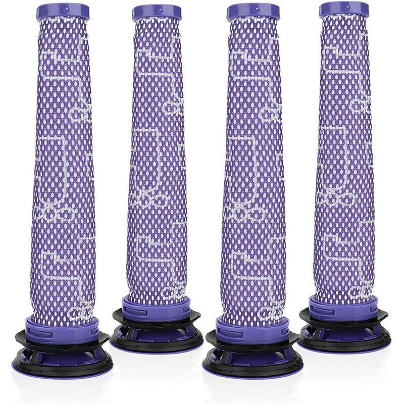 Ersatzfilter für Dyson V6, V7 und V8 Serie, 4-teiliger Vormotorfilter, HEPA-Filter für Dyson Staubsauger, Dyson Vormotorfilter-Zubehör