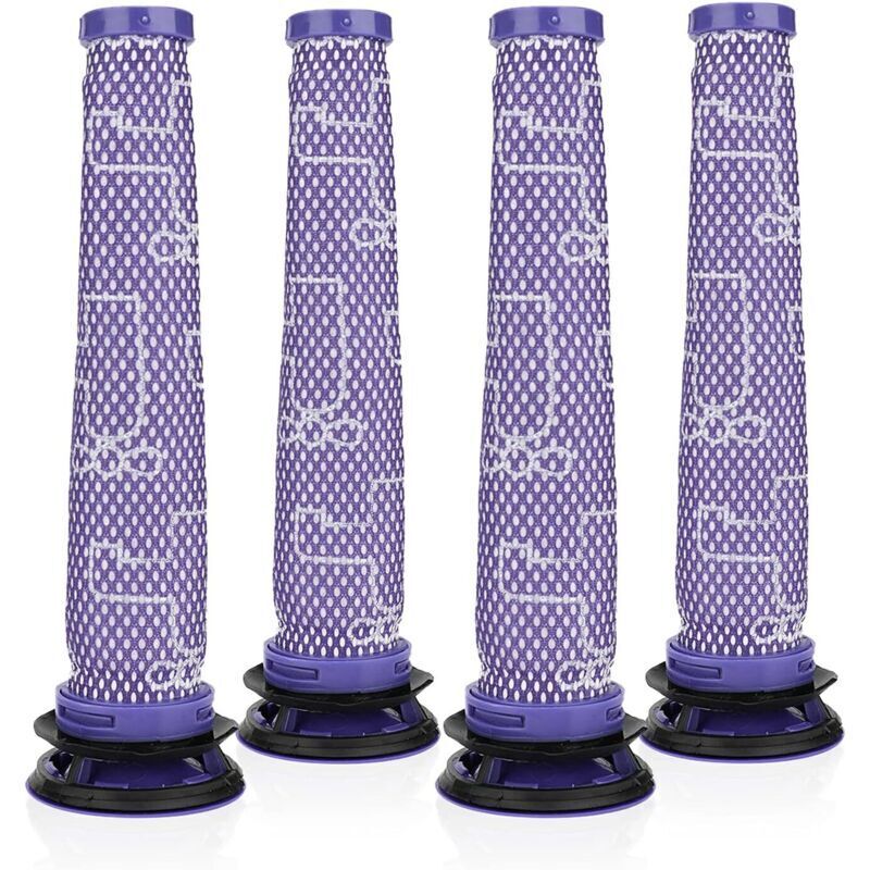 Ersatzfilter für Dyson V6, V7 und V8 Serie, 4-teiliger Vormotorfilter, HEPA-Filter für Dyson Staubsauger, Dyson Vormotorfilter-Zubehör