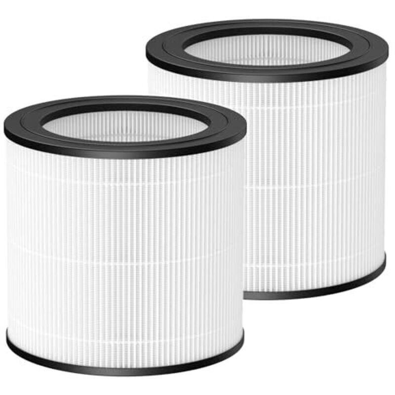 Ersatzfilter FY0611/30 kompatibel mit Philips Luftreinigern AC0650/10 und AC0651/10, 2 HEPA-Filter für Philips Luftreiniger der 600er Serie