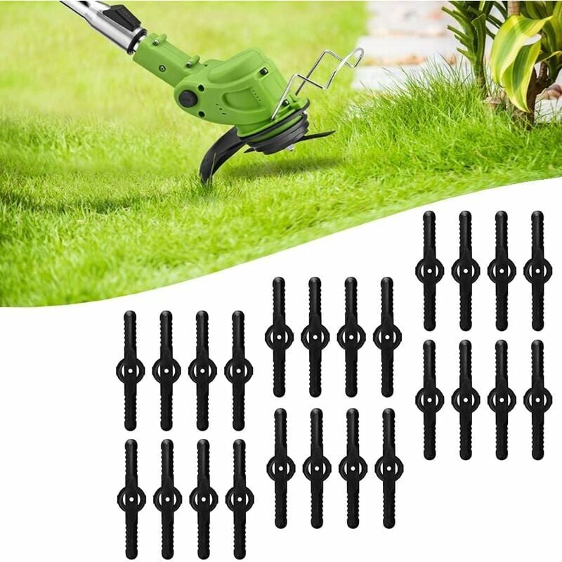 Ersatzklinge für Rasentrimmer, 24-V-Akku-Rasentrimmer mit Akku-Metallklinge, Zubehör für elektrische Freischneider, für Akku-Rasentrimmer für den