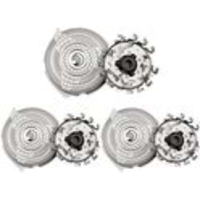 Ersatzklingen, kompatibel mit Philips Rasierern HQ9/50, HQ9090, 9080, 9070 und PT920 – Scherkopf-Set – Rasierklingen – 3 Stück
