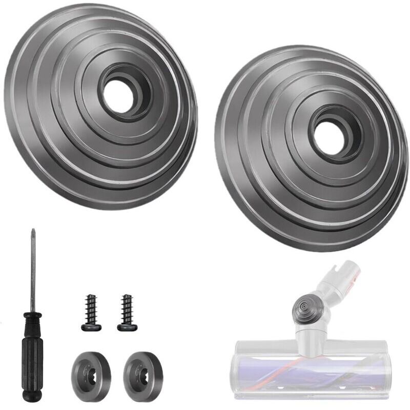 Ersatzkugelrad für Dyson Staubsaugerzubehör, passend für Dyson V8, V10, V11 und V15. Dyson Zubehör, rollbare Bodenbürste. Ersatzteil für Dyson