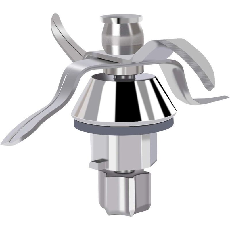 Alovez - Ersatzmesser für Thermomix TM31 von Vorwerk inklusive Dichtung (schwarze Dichtung)