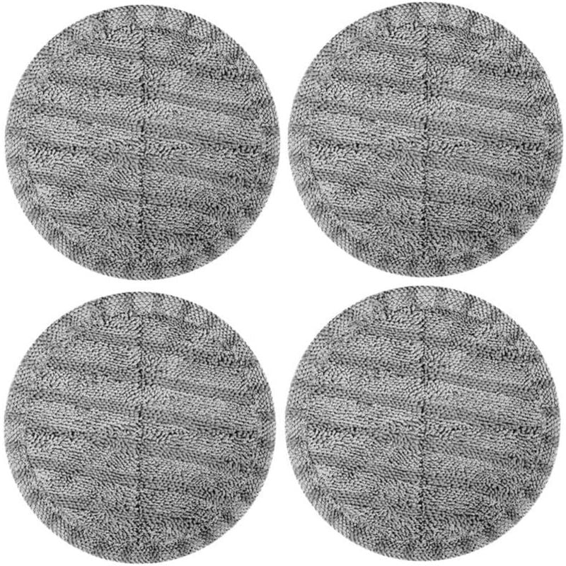 Ersatzpad für elektrischen Mikrofaser-Mopp (grau, 4 Stück für Modell G29 G28, geeignet als Ersatz für Mopppad mit 6,3 Zoll Durchmesser)