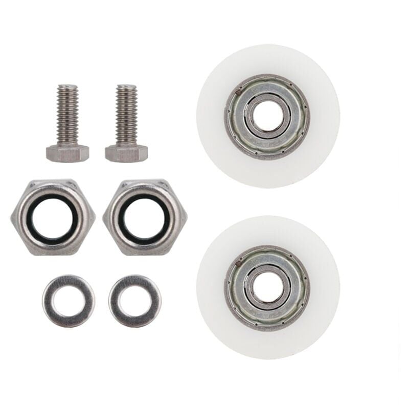 Ersatzradsatz für Gewächshaus-Schiebetürräder mit 30 mm Durchmesser für Gewächshaus, Gewächshauszubehör