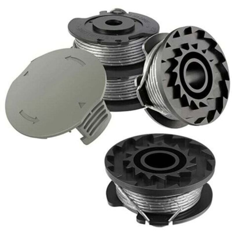 Ersatzspule für Rasentrimmer F016800569 für Bosch EasyGrassCut 23/26/18/18-230/18-260/18-26 Akku-Rasentrimmer, - Ø 1,6 mm 6,1 m , Zubehör für