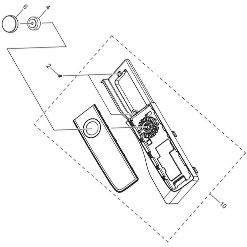 Samsung - Ersatzteil - Komplettes Bedienfeld (Kennzeichen Nr. 10) -